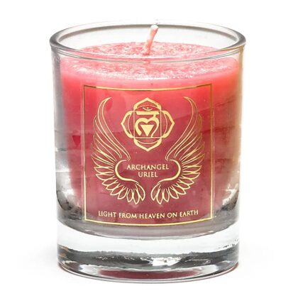 Candela votiva profumata Arcangelo Uriel 1°chakra