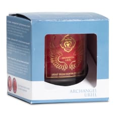 Candela votiva profumata Arcangelo Uriel 1°chakra - immagine 3