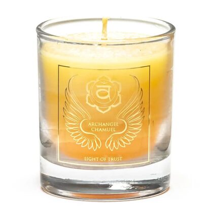 Candela votiva profumata Arcangelo Chamuel 2°chakra