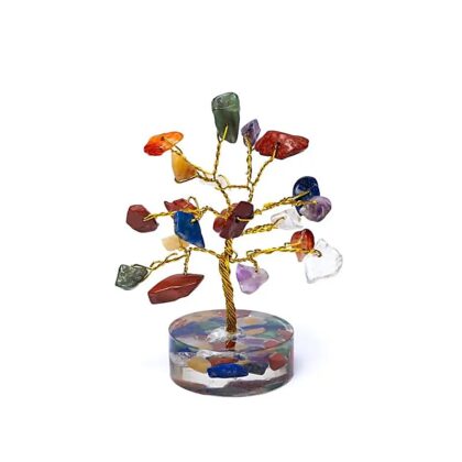 Albero di pietre dei 7 chakra