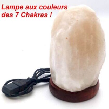 Mini lampada di sale USB bianca 1KG