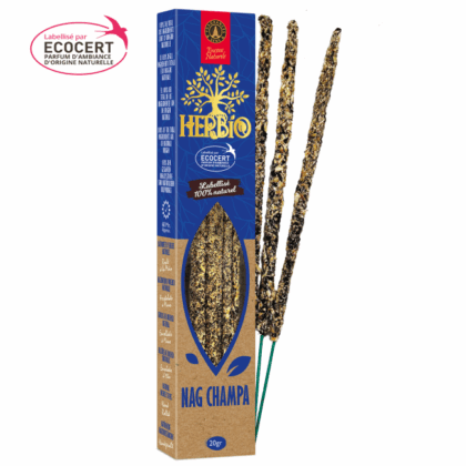 Smudge Ecocert Herbio Nag Champa Incenso 20g