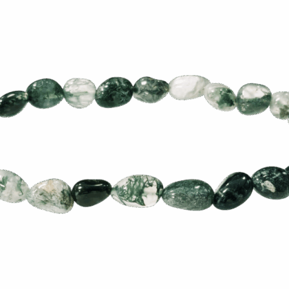 Bracciale In Agata Muschiata Con Pietre Laminate