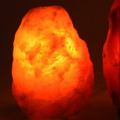 Lampada al sale dell'Himalaya crudo 1-2 KG senza base