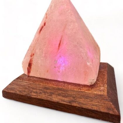 Lamp Sale rosa Himalaya  PIRAMIDE USB certificato