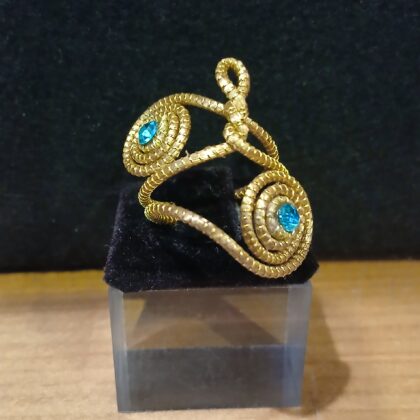Anello in oro vegetale 12