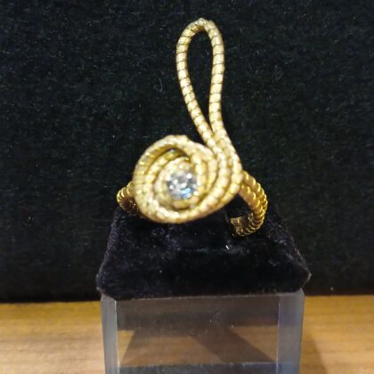 Anello in oro vegetale 9