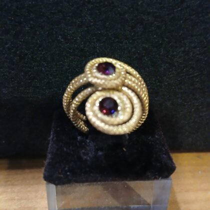 Anello in oro vegetale 5