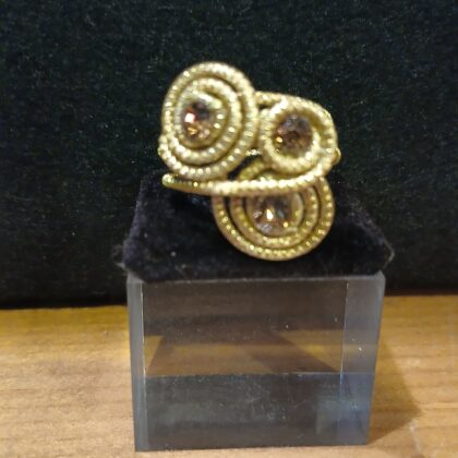 Anello in oro vegetale 4