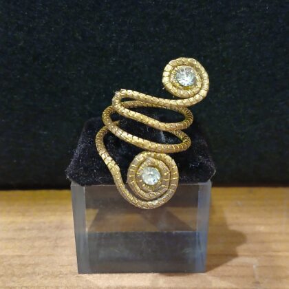 Anello in oro vegetale 2