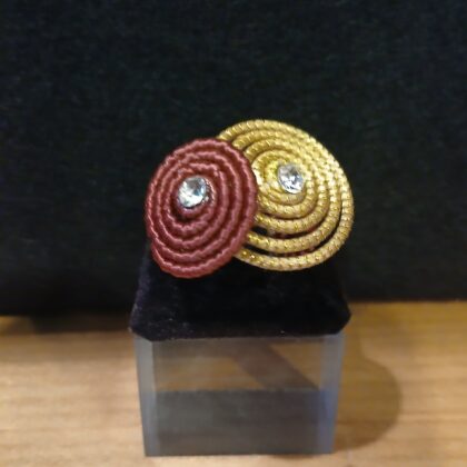 Anello in oro vegetale 1