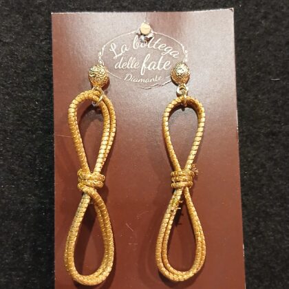 orecchini in oro vegetale 17