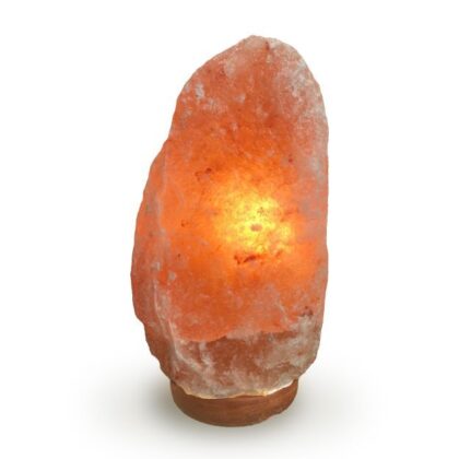 Lampada Sale Himalaya con base in legno, 2-3 kg