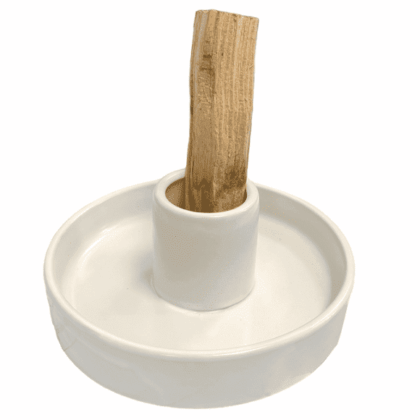 Porta incenso in ceramica nera per Palo Santo 10,50 cm