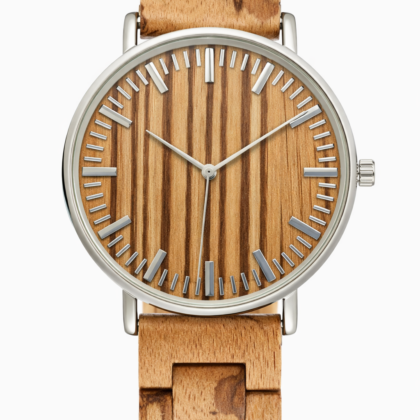 Orologio legno  Classic Wood Zebrano